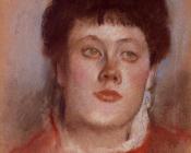 埃德加 德加 : Portrait of a Woman